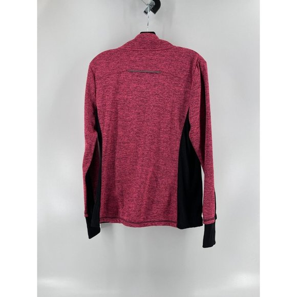 RBX Women's Active Wear Running Pink Reflective Long Sleeve Zip Jacket Large - Picture 3 of 10